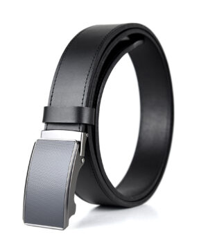Luxusný kožený opasok s brzdou, šírka 3.5cm, FIBER