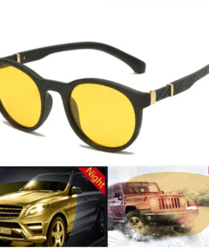 Štýlové unisex okuliare do auta na noc s polarizačným filtrom
