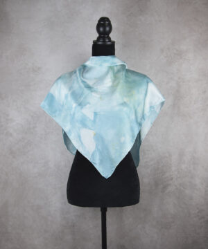 Luxusná hodvábna šatka LIMITED_222, Ručná výroba na Slovensku, 90 x 90cm