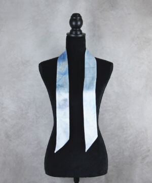 Luxusná stuhová hodvábna šatka, LIMITED_002, Ručná výroba na Slovensku