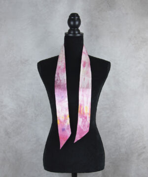 Luxusná stuhová hodvábna šatka, LIMITED_003, Ručná výroba na Slovensku