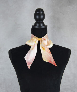 Alternative view of Luxusná stuhová hodvábna šatka, LIMITED_005, Ručná výroba na Slovensku
