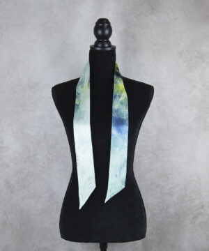 Luxusná stuhová hodvábna šatka, LIMITED_006, Ručná výroba na Slovensku