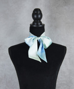 Alternative view of Luxusná stuhová hodvábna šatka, LIMITED_008, Ručná výroba na Slovensku