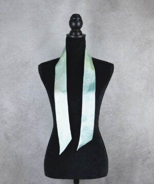 Luxusná stuhová hodvábna šatka, LIMITED_010, Ručná výroba na Slovensku