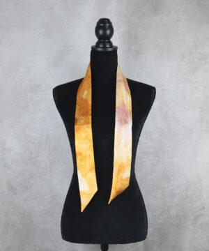 Luxusná stuhová hodvábna šatka, LIMITED_011, Ručná výroba na Slovensku