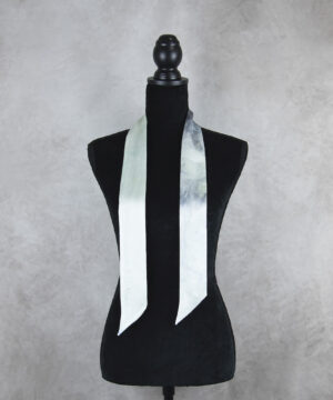 Luxusná stuhová hodvábna šatka, LIMITED_012, Ručná výroba na Slovensku