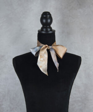 Alternative view of Luxusná stuhová hodvábna šatka, LIMITED_014, Ručná výroba na Slovensku