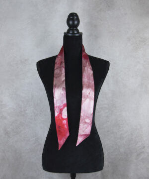 Luxusná stuhová hodvábna šatka, LIMITED_015, Ručná výroba na Slovensku