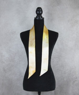 Luxusná stuhová hodvábna šatka, LIMITED_018, Ručná výroba na Slovensku