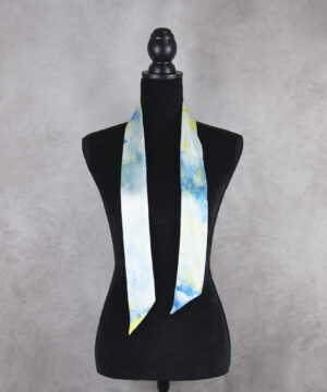 Luxusná stuhová hodvábna šatka, LIMITED_021, Ručná výroba na Slovensku