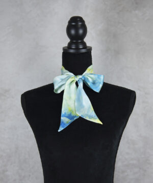 Alternative view of Luxusná stuhová hodvábna šatka, LIMITED_021, Ručná výroba na Slovensku