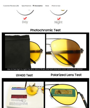 Luxusné foto-chromatické okuliare na šoférovanie aj bežné nosenie