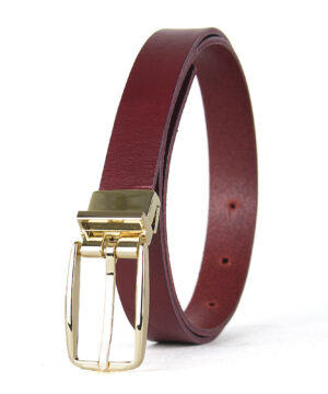 Alternative view of Luxusný dámsky kožený opasok PRIMEHIDE GOLD, šírka 2.5cm, Ručná výroba na Slovensku