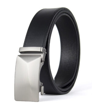 Luxusný kožený opasok s automatickou prackou NICKEL XYRON