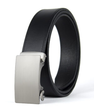 Luxusný kožený opasok s automatickou prackou ARGENTUM