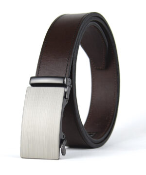 Alternative view of Luxusný kožený opasok s automatickou prackou VELOX