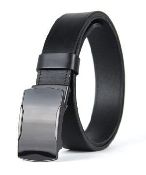 Luxusný kožený opasok s brzdou, šírka 3.5cm - PHANTOM