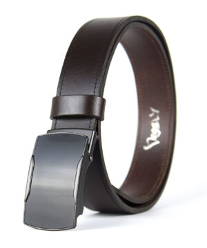 Alternative view of Luxusný kožený opasok s brzdou, šírka 3.5cm - PHANTOM