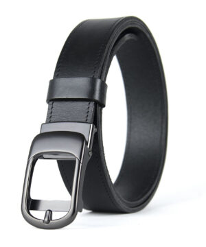 Luxusný kožený opasok s brzdou, šírka 3.5cm - PEARL FLOW