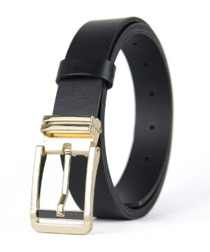 Luxusný kožený opasok IRON VEIL, šírka 3.3cm, Výroba na Slovensku