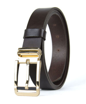 Alternative view of Luxusný kožený opasok IRON VEIL, šírka 3.3cm, Výroba na Slovensku