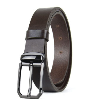 Alternative view of Luxusný kožený opasok PLATINUM, šírka 3.3cm, Výroba na Slovensku