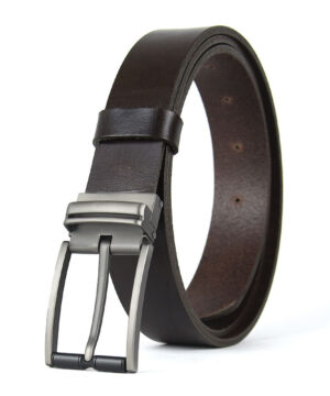 Alternative view of Luxusný kožený opasok TITAN SHADOW, šírka 3.3cm, Výroba na Slovensku