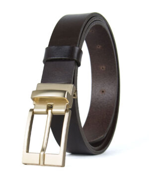 Alternative view of Luxusný kožený opasok AURELIA, šírka 3.3cm, Výroba na Slovensku