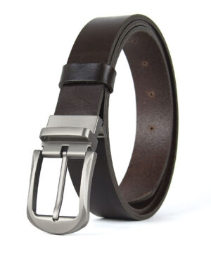 Alternative view of Luxusný kožený opasok STEEL NOVA, šírka 3.3cm, Výroba na Slovensku