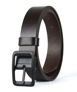 Alternative view of Luxusný kožený opasok BLACKFORGE, šírka 3.3cm, Výroba na Slovensku