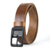 Luxusný kožený opasok s dezénom BLACKFORGE, šírka 3.3cm, Výroba na Slovensku
