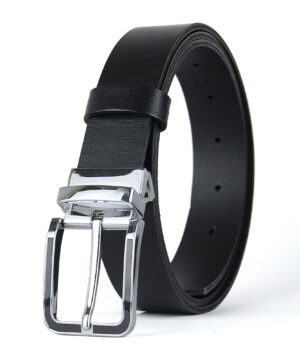 Luxusný kožený opasok STRIKE, šírka 3.3cm, Výroba na Slovensku