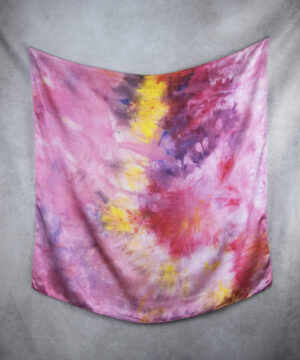 Alternative view of Luxusná hodvábna šatka LIMITED_304, Ručná výroba na Slovensku, 90 x 90cm