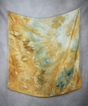 Alternative view of Luxusná hodvábna šatka LIMITED_307, Ručná výroba na Slovensku, 90 x 90cm