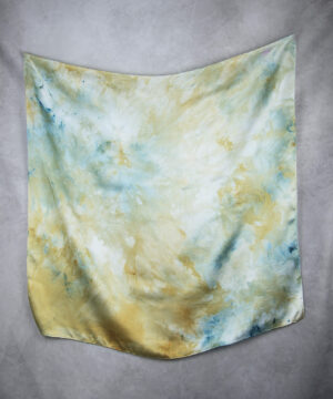 Alternative view of Luxusná hodvábna šatka LIMITED_308, Ručná výroba na Slovensku, 90 x 90cm
