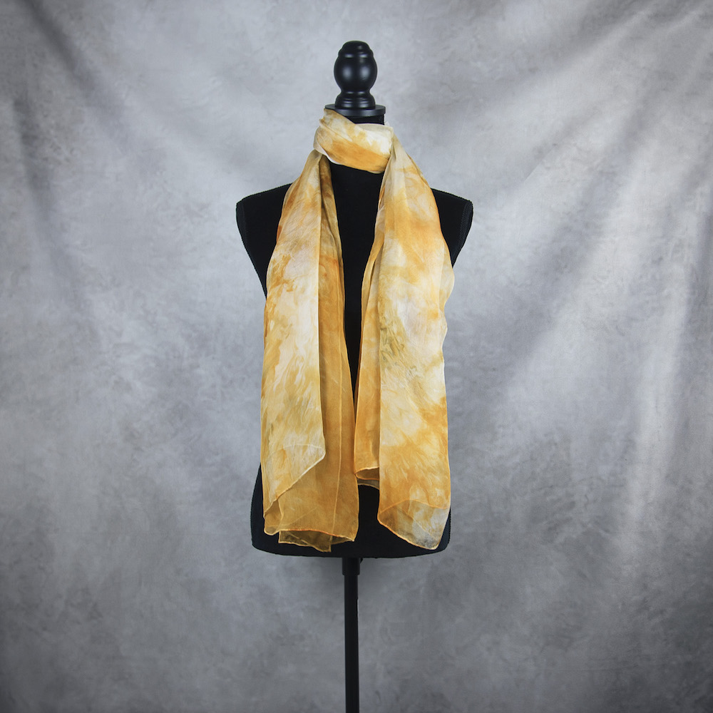 Luxusný hodvábny šál LIMITED_063, Výroba na Slovensku, 180 x 110cm – Obrázok 2