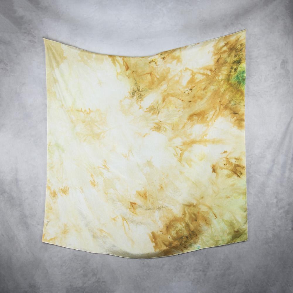Luxusná hodvábna šatka VZOR_79, 90 x 90cm, Vyrobené na Slovensku – Obrázok 2