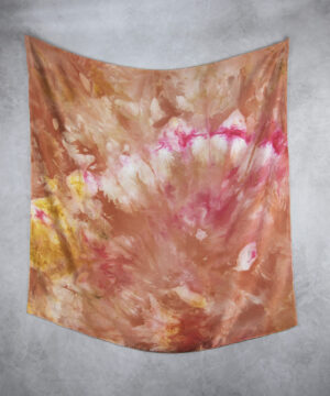 Alternative view of Luxusná hodvábna šatka LIMITED_328, Ručná výroba na Slovensku, 90 x 90cm