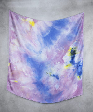 Alternative view of Luxusná hodvábna šatka LIMITED_336, Ručná výroba na Slovensku, 90 x 90cm